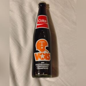 Vintage Coca-Cola 1985 SEC Champions Bottle University Of Tennessee UT